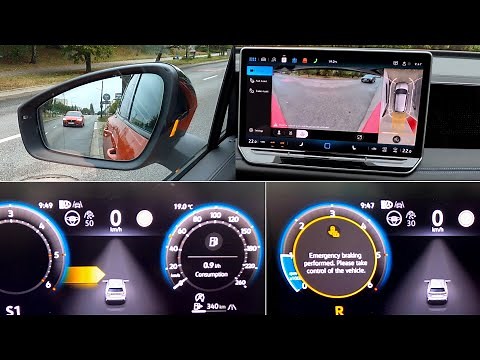 Volkswagen Tiguan: camera 360, rear & front cross traffic alert (RTCA & FCTA), exit assist, top view