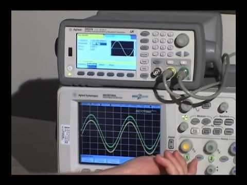 33500 Series Function Generator Phase Shift Capability