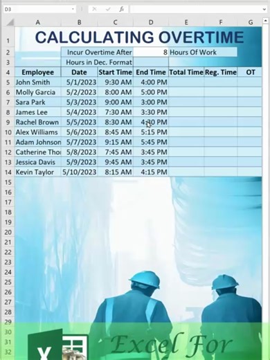 Overtime in Excel… calculated in under a minute. No bloated formulas. No payroll panic. ⏱️ Boom. Clean, dynamic, boss-level spreadsheet energy. 💼 #ExcelTips #ExcelFormulas #ExcelAutomation #MicrosoftExcel #FreelancerLife