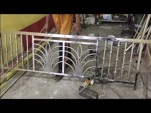 Ss: MODERN Balcony railing design || How To Make Stainless Steel Modern Balcony Railing design