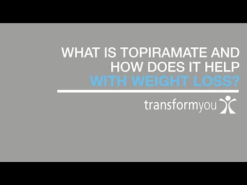 What is topiramate and how does it help with weight loss?