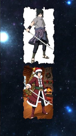 Naruto Characters in Christmas Outfits! 🎄✨ #christmas#naruto#anime#trending#viral