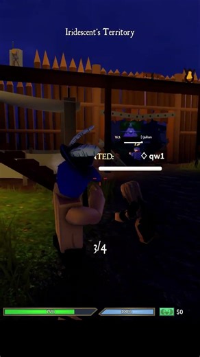 The Luckiest Shot in TWW?? #gaming #roblox #pvp #trending #trendingshorts #edit #thewildwestroblox