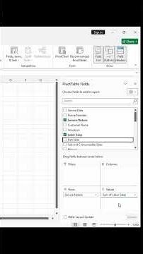 Create Pivot chart in Excel | Easy Trick