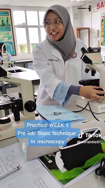 Practical WEEK 1 Pre lab: Basic technique in microscopy #KMK #biologypractical #teachingismypassion #fypシ
