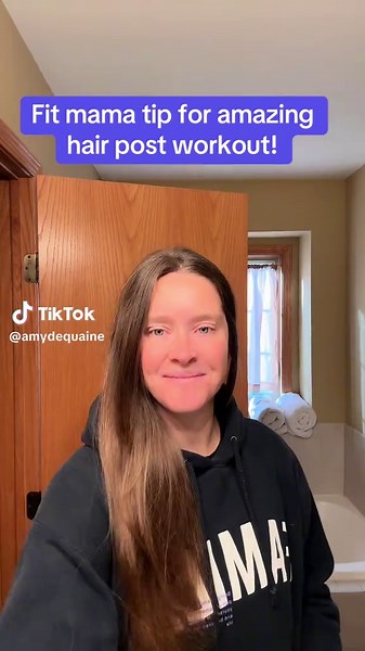 Following this routine has completely changed my workout days and save me so much time! #fitmoms #fitnessgirls #workouttipsforwomen #girlswholiftweights #dryshampoohack