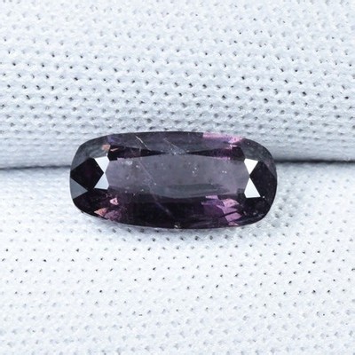 1.84 ct NATURAL SPINEL / BEST GRADE DARK PURPLE PINK Cushion Gemstone - Video !! | eBay