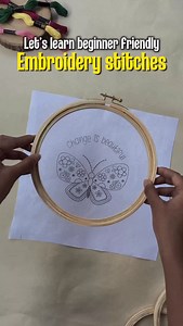 Learn beginner friendly embroidery stitches with Knot Your Type! Kit available on our website ✨ . . . . . . (#embroidery mbroidery, learn embroidery, embroidery process, how to embroider, stitches , embroidery tutorial, embroidery stitches, pistil stitch, satin stitch, French knots, woven wheel, easy embroidery, embroidery lovers) | KNOT YOUR TYPE