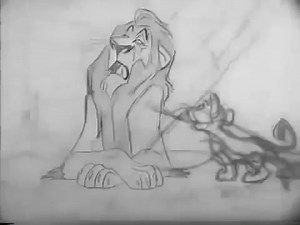 Excellent animation of Scar by Andreas Deja - Lion King #animation #animator #lionking #disney #penciltest #art #sketch #draw