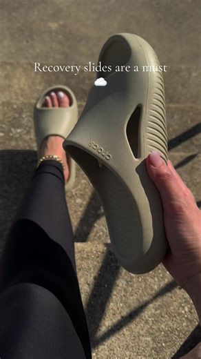 Comfortable Recovery Slides After Workout