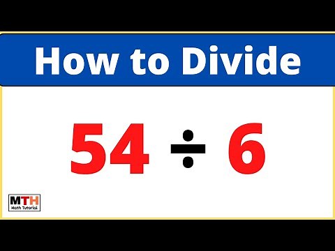 54 divided by 6 (54÷6)