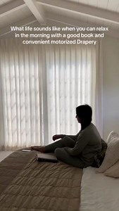 10K views · 42 reactions | Open your custom Drapery with the touch of a button or voice command! Learn more during your free in-home design consultation. Book now in our bio! #homeautomation #motorization #smarthome #smarthometechnology #drapery #curtains #bedroomdesign #bedroominspo #morningreset #3dayblinds #customdesign | 3 Day Blinds | Facebook