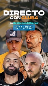 Nos vemos en nada fam que nos vamos a juntar un rato en un live por aquí los 4 del Club ⚔️🐺🪓🧢 21h. hora española 🤘 @club4rap | ZPU