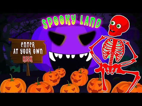 Haunted Zombie land + Skeleton Songs | Teehee Town