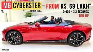MG CYBERSTER - Most Detailed Walkaround | Gaadiwaadi.com