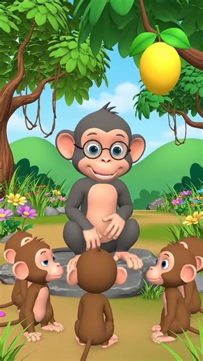 Monkey Teacher & Students