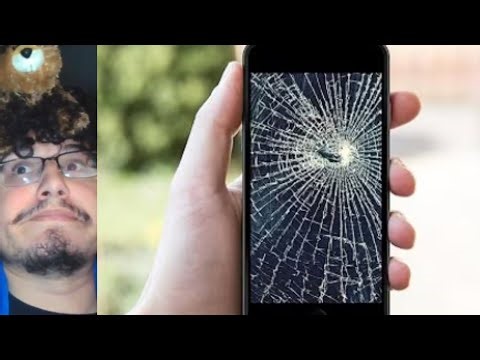 How To Fix a Cracked iPhone Screen (HOWTOBASIC) #reaction #funny #howtobasic