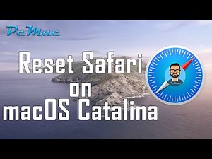 Reset safari browser to factory default settings on macOS Catalina