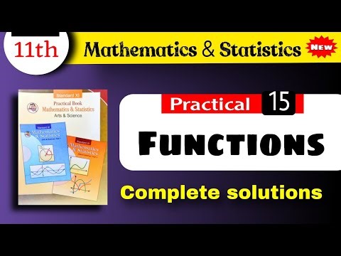class 11 maths practical 15 functions - 11th math practical book answers - Functions class 11