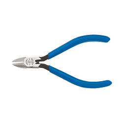 Diagonal Cutting Pliers, Electronics, Tapered Nose, Spring, 4-Inch - D257-4C | Klein Tools