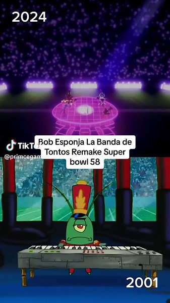 Bob Esponja La Banda de Tontos: Remake del Super bowl 58