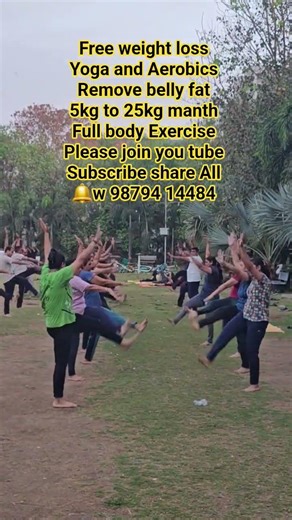 OM YOGA AEROBICS I 5kg to 25kg WEIGHT LOSS DO DAILY 30 MINUTES REMOVE BELLY FAT AT HOME: 9879414484