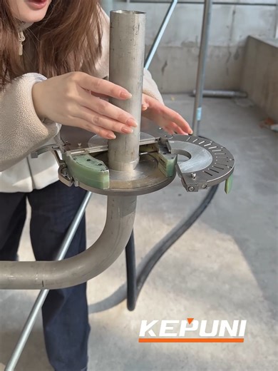 Automatic welding of gas pipelines, automatic pipe welding machine - KEPUNI orbital welding machine #KEPUNI #welding #welder #tig #Orbitalwelding