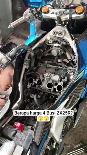 harganya bikin dompet kering 🤣 #kawasakizx25r #dailyvlog #zx25rdyencha