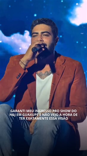 @amaiorsaudadeguaxupe on Instagram: "Garanti meu ingresso pro show do Henrique & Juliano em Guaxupé e não vejo a hora de viver exatamente essa visão. Cantar cada música, sentir cada verso e arrepiar do começo ao fim. 📅 27 de março 📍 Complexo Vila Olímpica – Guaxupé/MG 🎟 Ingressos pela Guichê Web Se você ainda não garantiu, corre. Essa noite vai ser inesquecível."