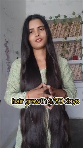 4/30 days hair growth 💹📈 #hairgrowth #haircare #hair #longhair #longhairgrowthtips #youngerhair