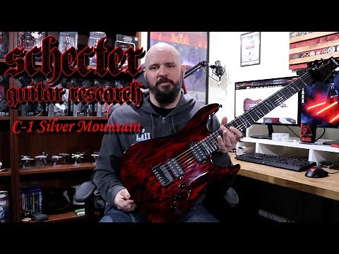 Unboxing/Demo - Schecter C-1 Silver Mountain - Blood Moon