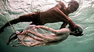 Tribe of fish-people with mutant gene can hold breath for 10 MINS to spearfish