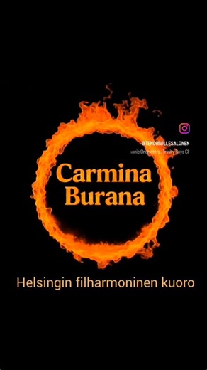 Opera BOX perustettiin vuonna 2016 ja juhlavuosi jatkuu uuden kantaesityksen jälkeen suurkonsertilla: Carl Orffin Carmina Burana. Temppeliaukion kirkossa ti 10.2. on 3 esitystä, ensimmäiset 2 ovat Taidetestaajat Konsttestarna -erikoisnäytöksiä, Turun Arkkihiippakunnan 750-vuotisjuhlan kunniaksi 8-luokkalaisille ympäri Suomea, suomeksi ja på svenska. Illalla klo 19 on yleisönäytös. Tänä versio yhdistää vaikuttavan keskiaikaisen runoelman Orffin räjähtävään musiikkiin ja nykysirkukseen ja valoshow