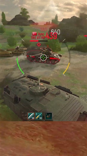 [4K] 1 Enemy Tank Gets Wrecked in 10+ Shots 🎯 Tank Force: Modern Tanks #shorts #gaming #gameplay