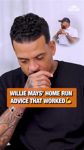 All the Smoke on Instagram: "Willie Mays gave Andruw Jones game for life 🐐⚾️ The Braves legend hit a career-high 51 home runs after getting advice from The Say Hey Kid himself. 💨 Watch the full ALL THE SMOKE episode now on YouTube!"