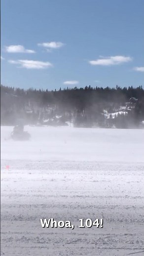 Snowmobiles racing at 100+ mph?!🏁❄️
