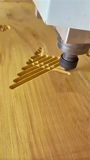 Carving Precise Geometric Patterns in Solid Wood Using a High Speed CNC Router Machine