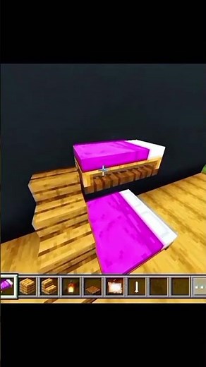 Ultimate Space-Saving Bunk Bed Build in Minecraft! 🛏️✨