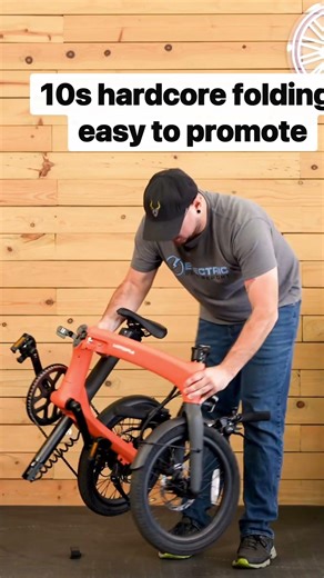 10-Second Quick Fold! Meet the World’s Lightest Carbon Fiber E-Bike 🚲-Carbon Fold 2