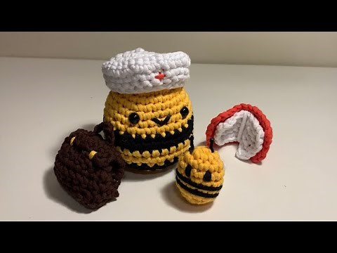 The Woobles Crochet Kit - Cornelius the Bee