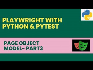 #96 POM Framework - Part 3 | Playwright with Python and Pytest | Page Object Model Design Pattern