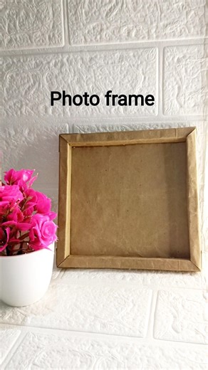Handmade Paper Frame DIY#shorts #frame #papercraft #diy