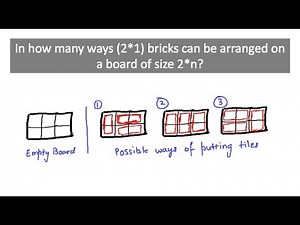 Dynamic programming problem: Number of ways to arrange tiles on a 2*n board