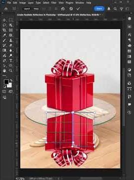 Create Realistic Reflection in Photoshop #photoshoptutorial