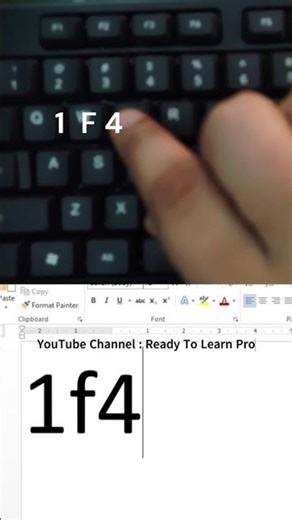 How to Insert Loudspeaker Symbol in MS Word using shortcut key