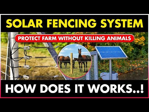 How SOLAR FENCING Works..? Solar Fencing System for Agricultural Land