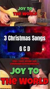3 EASY CHRISTMAS SONGS: You Only Need 3 Chords! (The Easiest Holiday Guitar Tutorial)