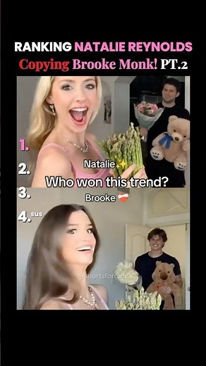 Ranking Natalie Reynolds Copying Brooke Monk! PT. 2