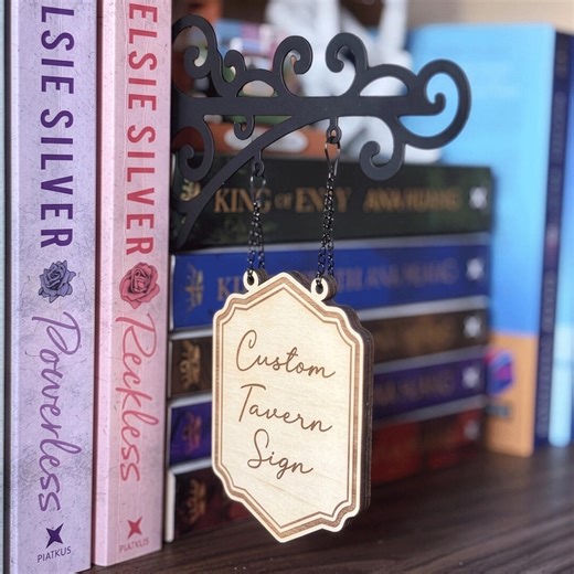 Custom Book Genre Sign, Library Organizer, Booktok Gift - Etsy