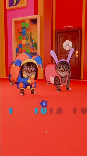 digital circus cat 🥺🙏 like don't clik sound